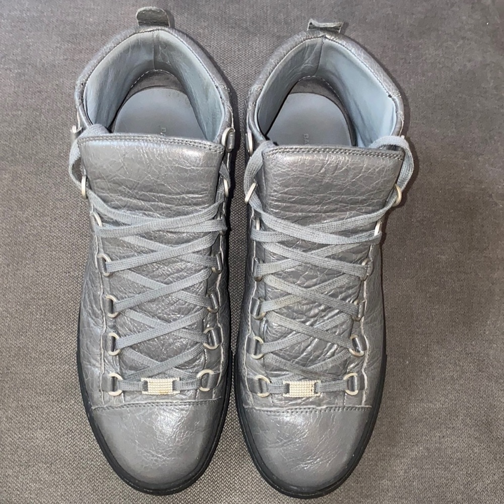 Balenciaga Arena Hightop Sneakers - Gray